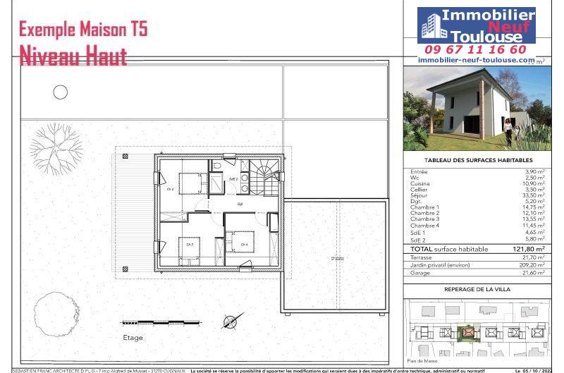 Maisons neuves à Cugnaux - Programmes immobiliers neufs Cogeprom villa plaisance