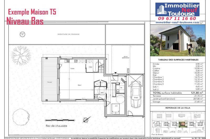 Maisons neuves à Cugnaux - Programmes immobiliers neufs Cogeprom villa plaisance