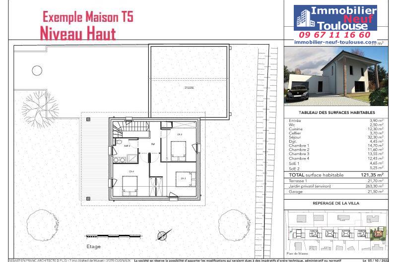 Maisons neuves à Cugnaux - Programmes immobiliers neufs Cogeprom villa plaisance