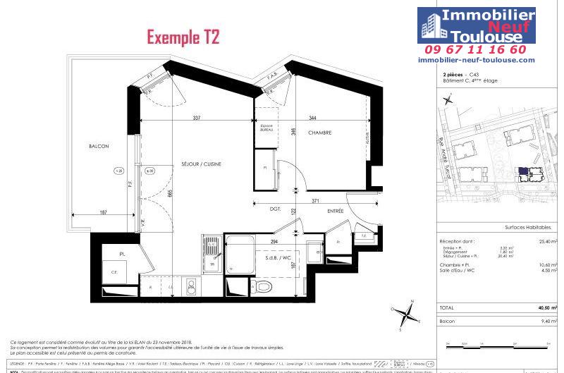 Appartements neufs à Toulouse Saint Martin Du Touch - Programmes immobiliers neufs Kaufman Horizon Boisé