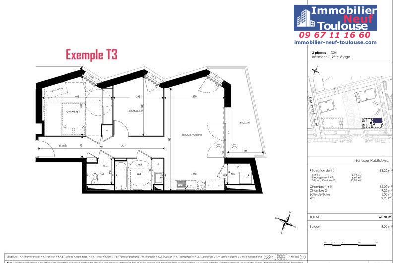 Appartements neufs à Toulouse Saint Martin Du Touch - Programmes immobiliers neufs Kaufman Horizon Boisé