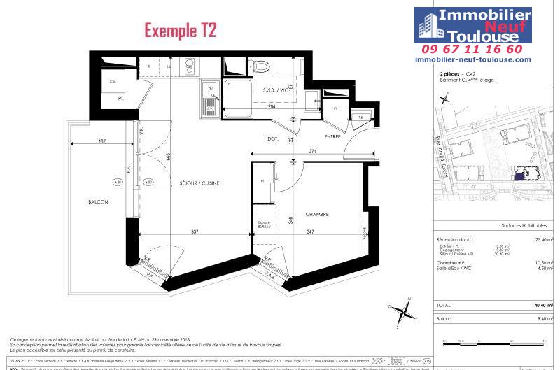 Appartements neufs à Toulouse Saint Martin Du Touch - Programmes immobiliers neufs Kaufman Horizon Boisé