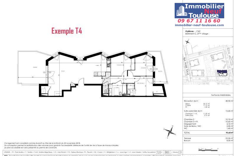Appartements neufs à Toulouse Saint Martin Du Touch - Programmes immobiliers neufs Kaufman Horizon Boisé