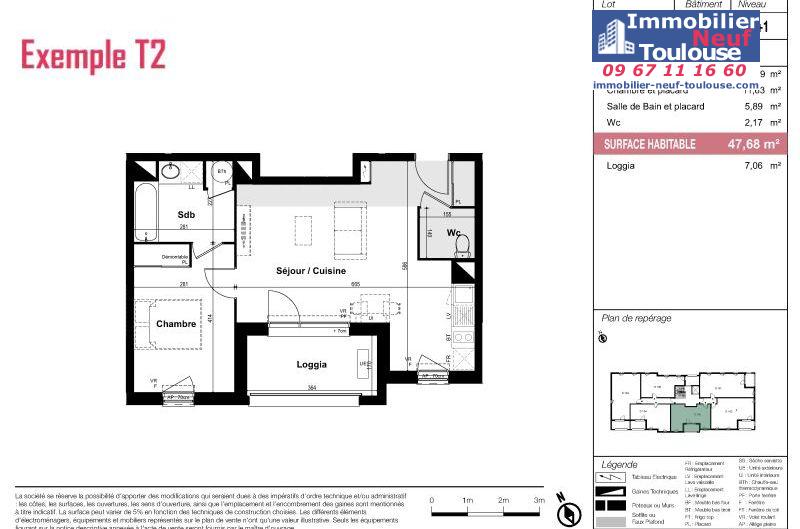 Appartements neufs à Toulouse Lafourguette - Programmes immobiliers neufs Sporting LINE UP//