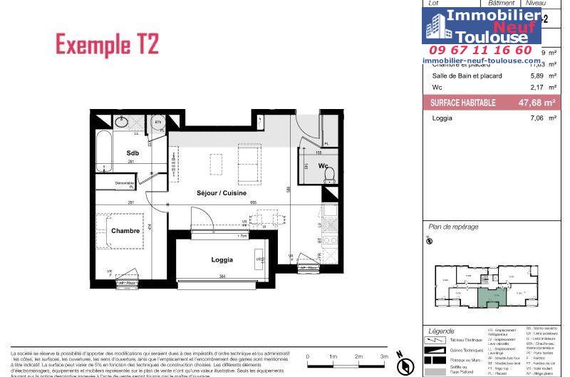 Appartements neufs à Toulouse Lafourguette - Programmes immobiliers neufs Sporting LINE UP//
