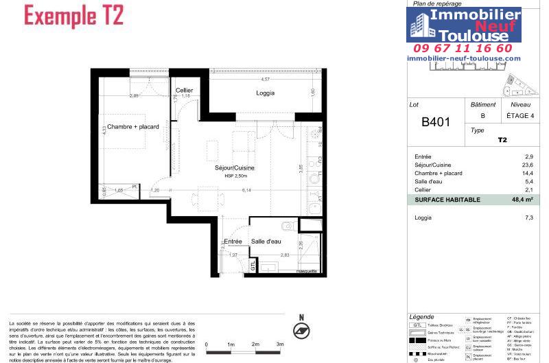 Appartements neufs à Toulouse Malepère - Programmes immobiliers neufs Sporting BOTANIST //