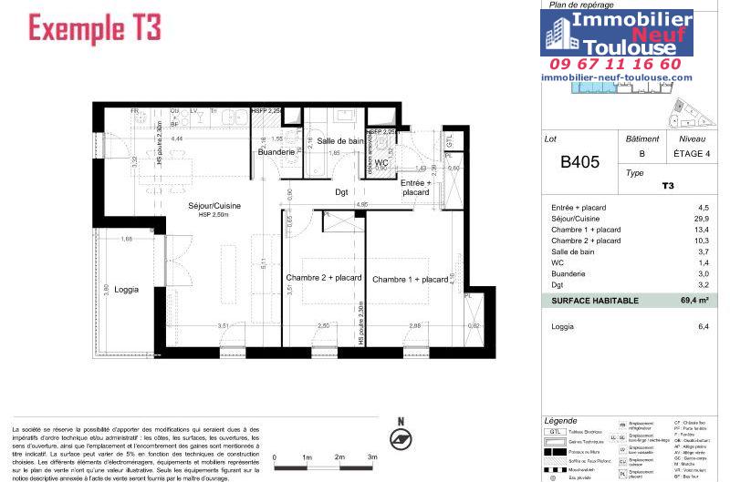 Appartements neufs à Toulouse Malepère - Programmes immobiliers neufs Sporting BOTANIST //