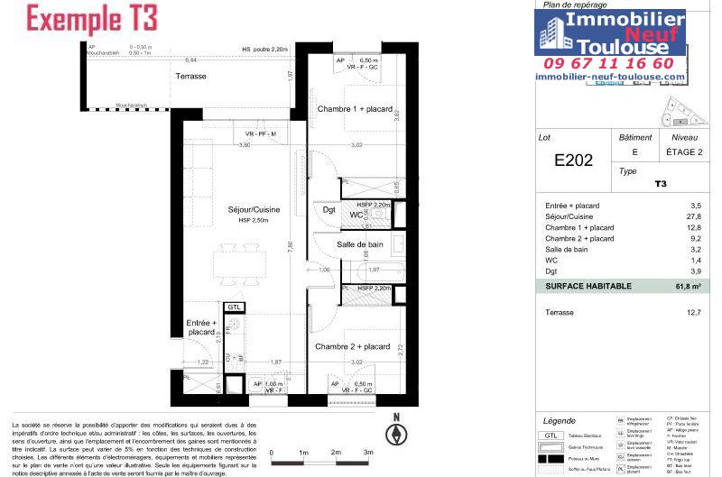 Appartements neufs à Toulouse Malepère - Programmes immobiliers neufs Sporting BOTANIST //
