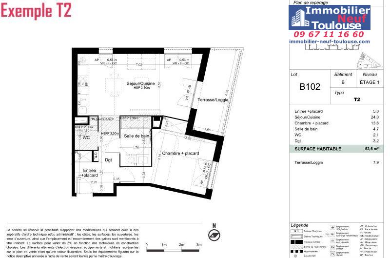Appartements neufs à Toulouse Malepère - Programmes immobiliers neufs Sporting BOTANIST //