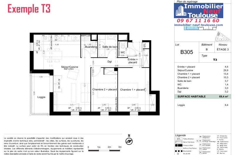 Appartements neufs à Toulouse Malepère - Programmes immobiliers neufs Sporting BOTANIST //