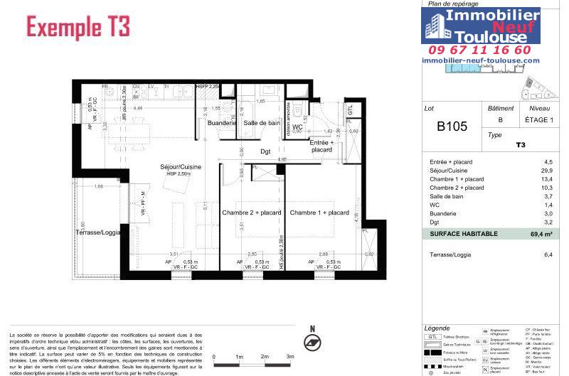 Appartements neufs à Toulouse Malepère - Programmes immobiliers neufs Sporting BOTANIST //