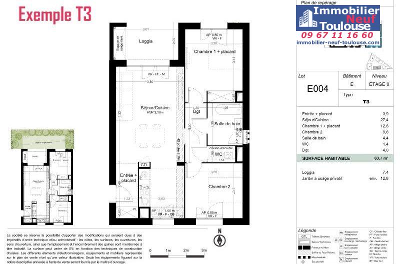 Appartements neufs à Toulouse Malepère - Programmes immobiliers neufs Sporting BOTANIST //