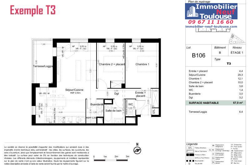 Appartements neufs à Toulouse Malepère - Programmes immobiliers neufs Sporting BOTANIST //