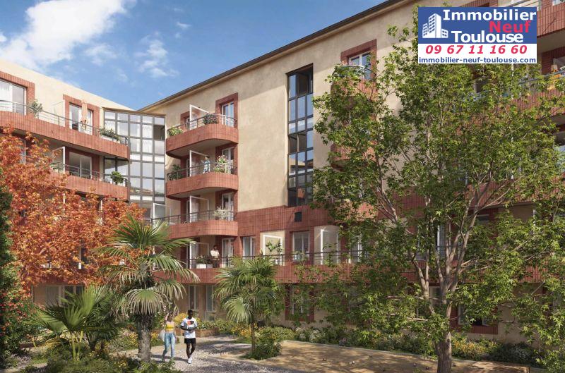 Studios étudiants LMNP neufs à Toulouse Saint Cyprien - Programmes immobiliers neufs LP Promotion STUDENTLY TOULOUSE ST CYPRIEN //