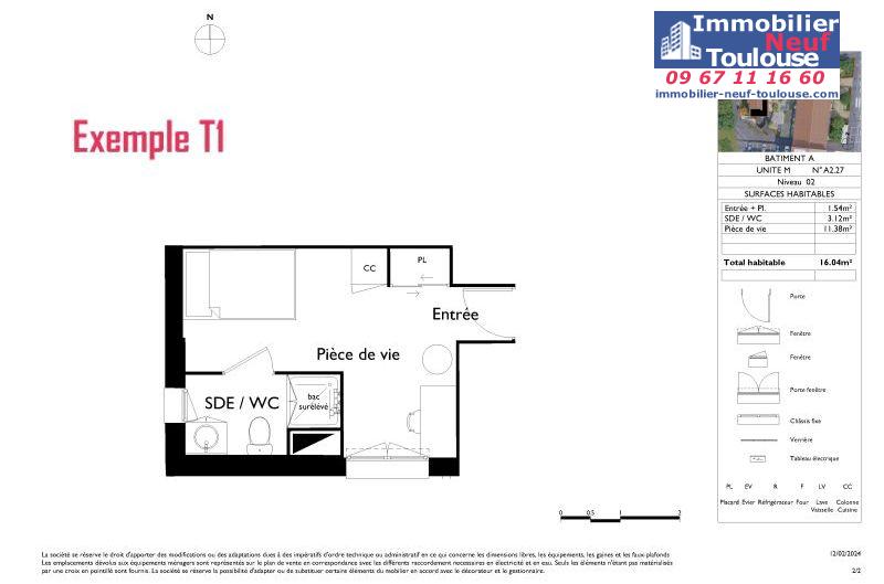 Studios étudiants LMNP neufs à Toulouse Saint Cyprien - Programmes immobiliers neufs LP Promotion STUDENTLY TOULOUSE ST CYPRIEN //