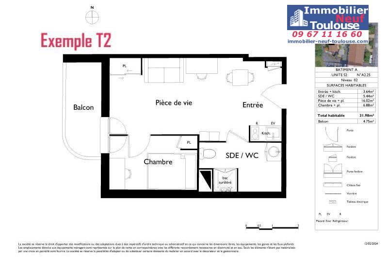 Studios étudiants LMNP neufs à Toulouse Saint Cyprien - Programmes immobiliers neufs LP Promotion STUDENTLY TOULOUSE ST CYPRIEN //