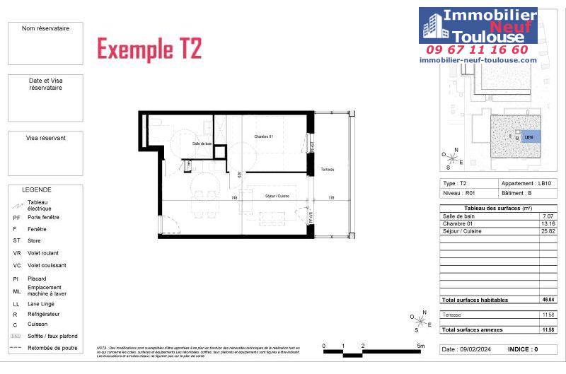 Appartements neufs à Blagnac - Programmes immobiliers neufs Vinci CARRE DES CEDRES