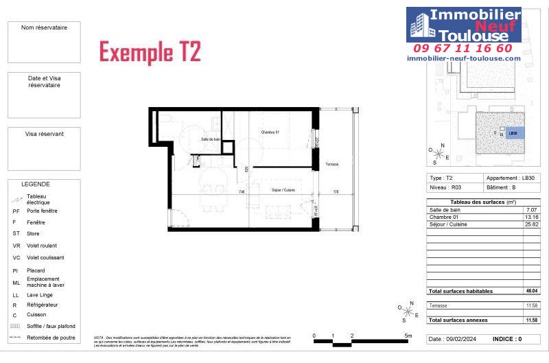 Appartements neufs à Blagnac - Programmes immobiliers neufs Vinci CARRE DES CEDRES