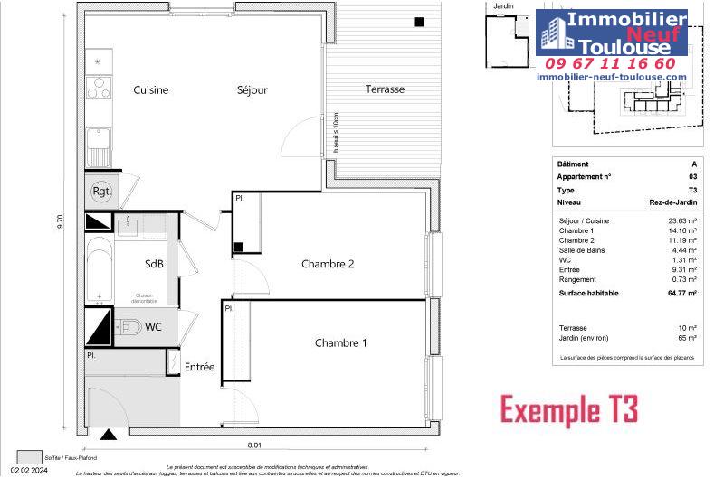 Appartements neufs à Labarthe-sur-lèze - Programmes immobiliers neufs z-Greencity CONFLUENCES 1