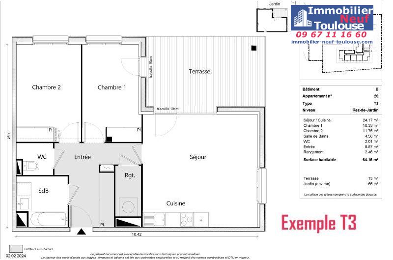 Appartements neufs à Labarthe-sur-lèze - Programmes immobiliers neufs z-Greencity CONFLUENCES 1