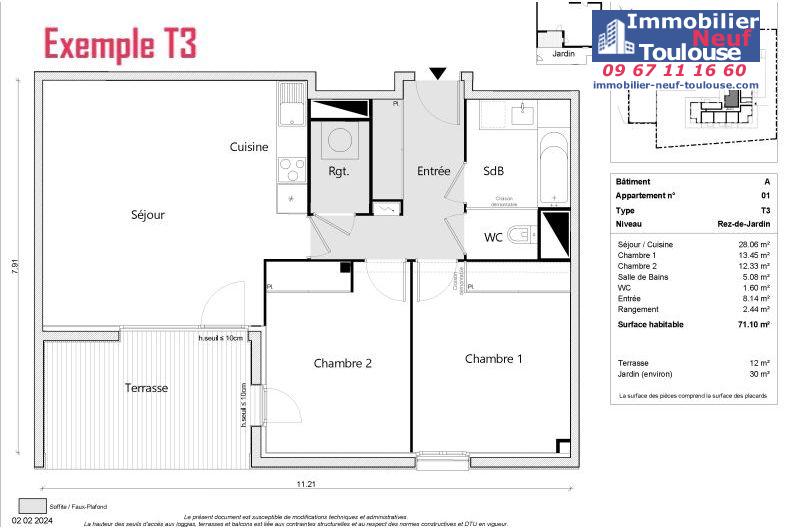 Appartements neufs à Labarthe-sur-lèze - Programmes immobiliers neufs z-Greencity CONFLUENCES 1