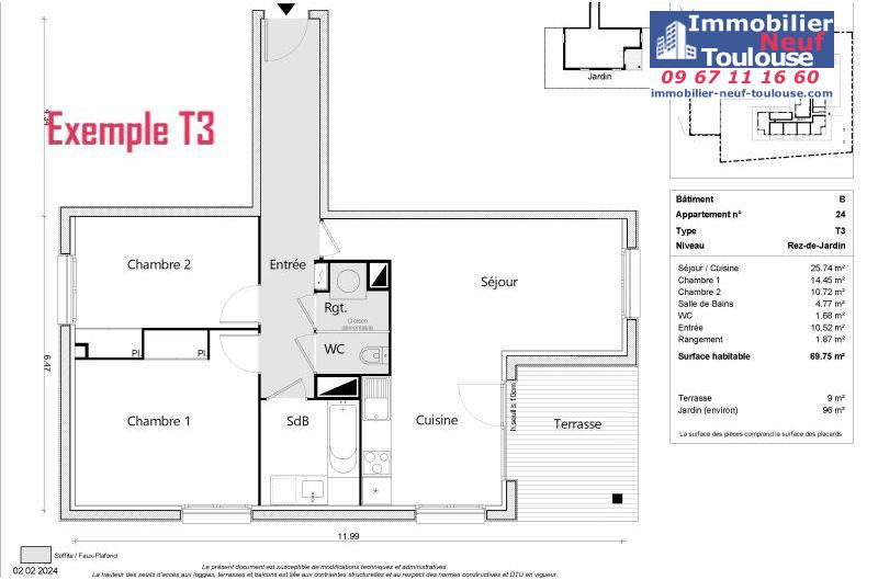 Appartements neufs à Labarthe-sur-lèze - Programmes immobiliers neufs z-Greencity CONFLUENCES 1