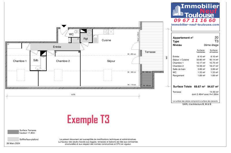 Appartements neufs à Roquettes - Programmes immobiliers neufs Greencity LE BELLEFONT