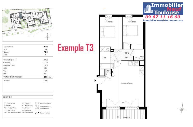 Appartements neufs à Quint Fonsegrives - Programmes immobiliers neufs Sogeprom Empreinte