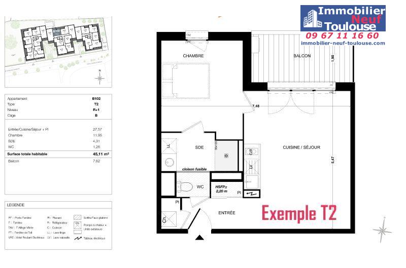 Appartements neufs à Quint Fonsegrives - Programmes immobiliers neufs Sogeprom Empreinte