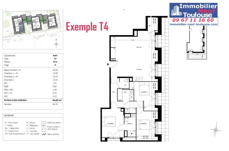 Appartements neufs à Quint Fonsegrives - Programmes immobiliers neufs Sogeprom Empreinte