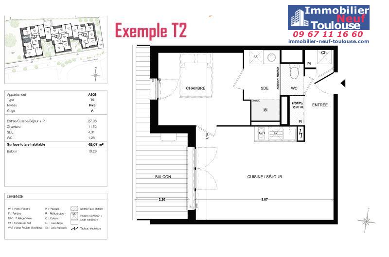 Appartements neufs à Quint Fonsegrives - Programmes immobiliers neufs Sogeprom Empreinte