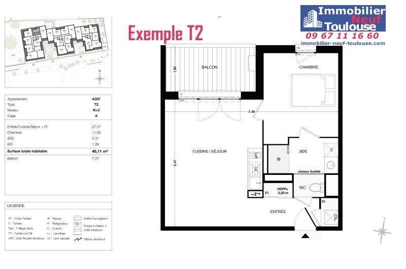 Appartements neufs à Quint Fonsegrives - Programmes immobiliers neufs Sogeprom Empreinte
