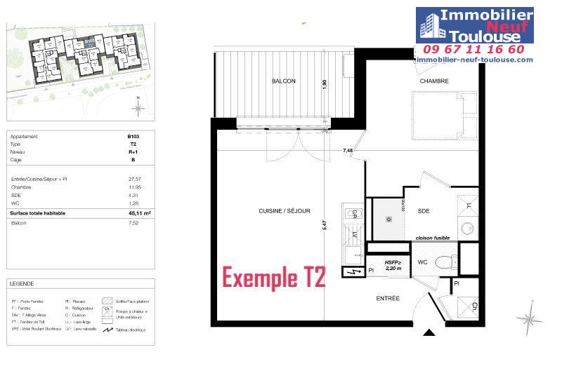Appartements neufs à Quint Fonsegrives - Programmes immobiliers neufs Sogeprom Empreinte