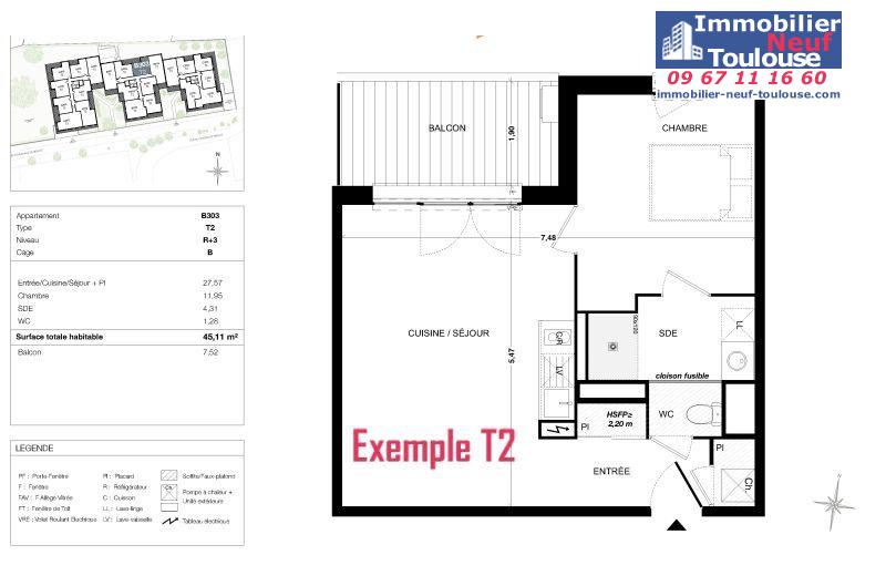 Appartements neufs à Quint Fonsegrives - Programmes immobiliers neufs Sogeprom Empreinte