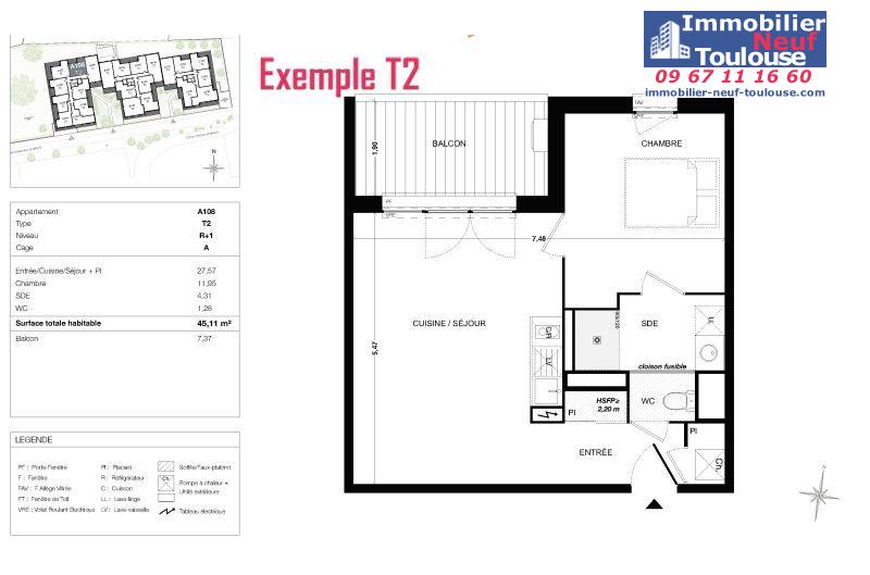 Appartements neufs à Quint Fonsegrives - Programmes immobiliers neufs Sogeprom Empreinte