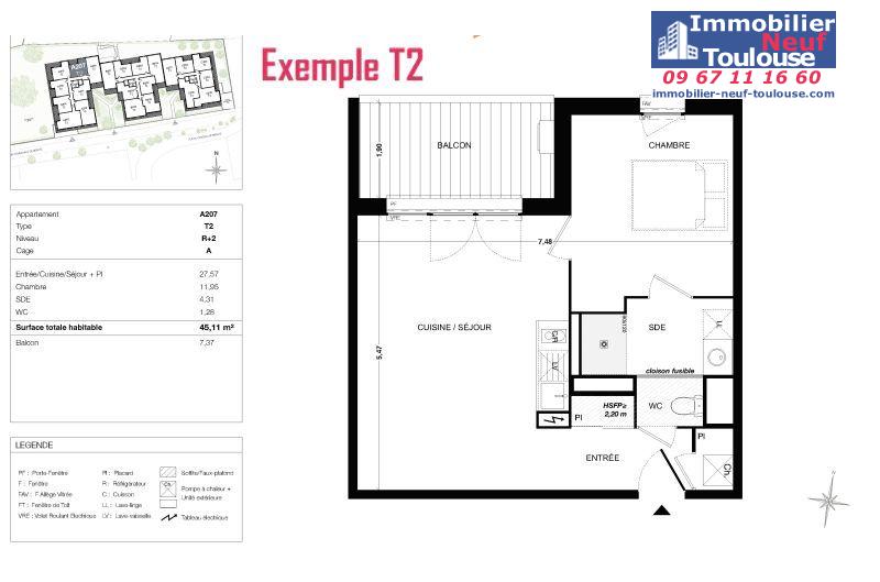 Appartements neufs à Quint Fonsegrives - Programmes immobiliers neufs Sogeprom Empreinte