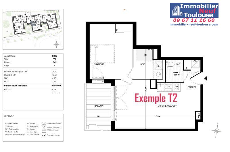 Appartements neufs à Quint Fonsegrives - Programmes immobiliers neufs Sogeprom Empreinte
