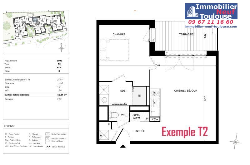 Appartements neufs à Quint Fonsegrives - Programmes immobiliers neufs Sogeprom Empreinte
