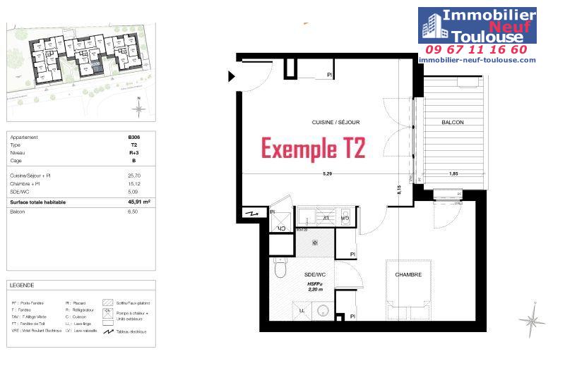 Appartements neufs à Quint Fonsegrives - Programmes immobiliers neufs Sogeprom Empreinte