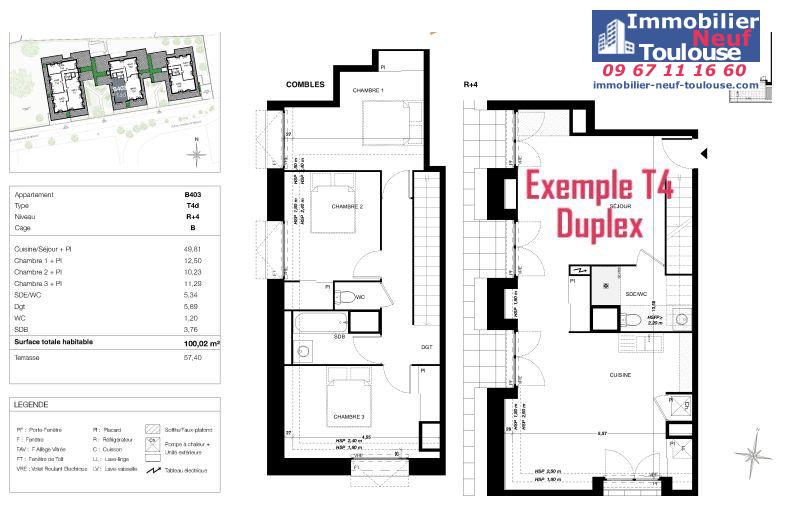 Appartements neufs à Quint Fonsegrives - Programmes immobiliers neufs Sogeprom Empreinte