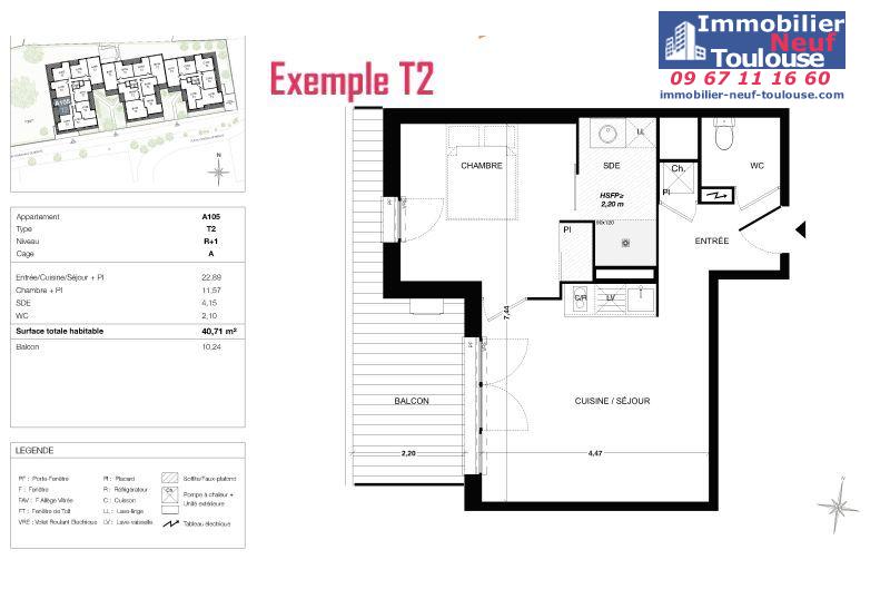 Appartements neufs à Quint Fonsegrives - Programmes immobiliers neufs Sogeprom Empreinte
