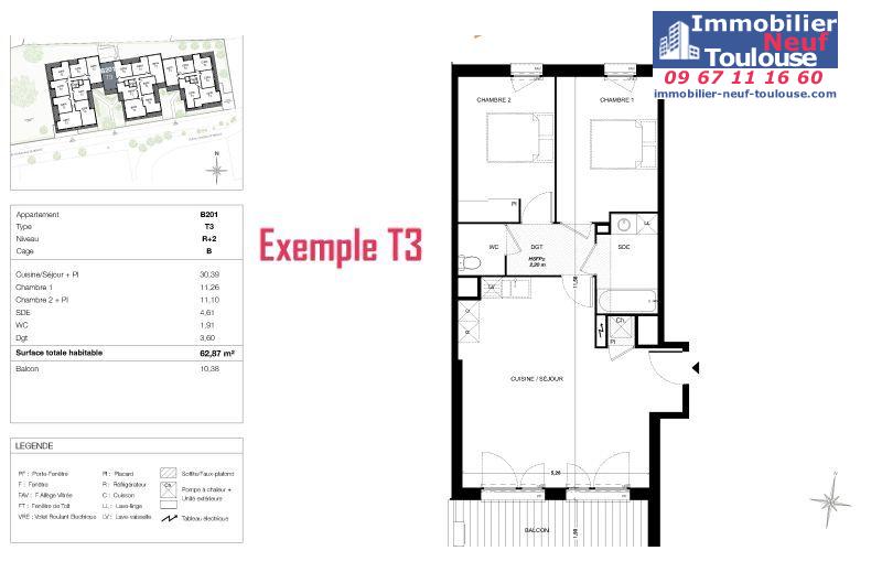 Appartements neufs à Quint Fonsegrives - Programmes immobiliers neufs Sogeprom Empreinte