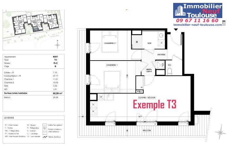 Appartements neufs à Quint Fonsegrives - Programmes immobiliers neufs Sogeprom Empreinte
