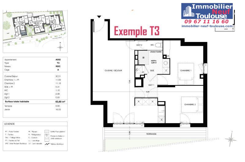 Appartements neufs à Quint Fonsegrives - Programmes immobiliers neufs Sogeprom Empreinte