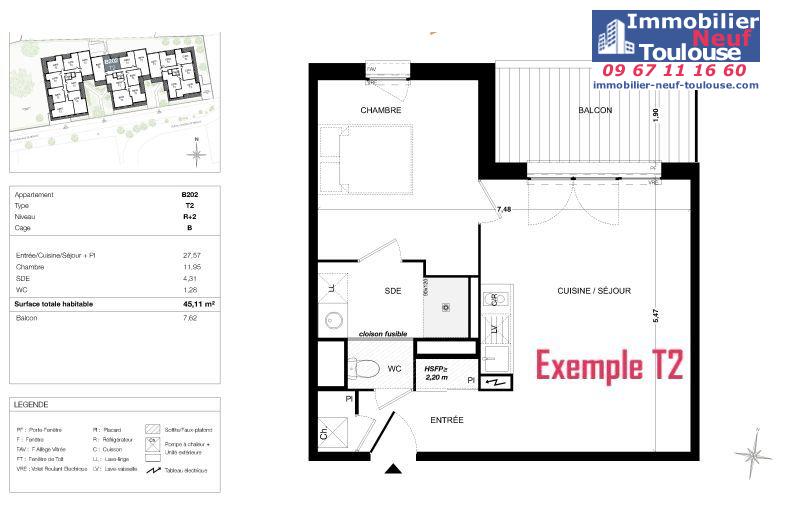 Appartements neufs à Quint Fonsegrives - Programmes immobiliers neufs Sogeprom Empreinte