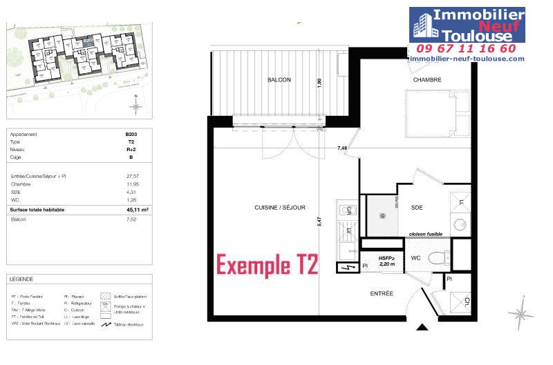 Appartements neufs à Quint Fonsegrives - Programmes immobiliers neufs Sogeprom Empreinte