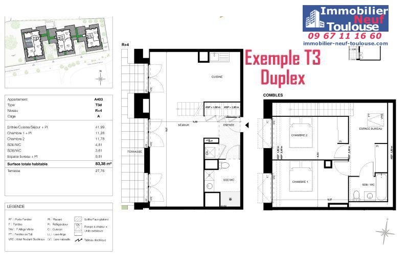 Appartements neufs à Quint Fonsegrives - Programmes immobiliers neufs Sogeprom Empreinte