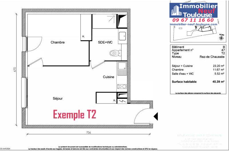 Appartements neufs à Toulouse Guilhemery - Programmes immobiliers neufs Greencity LE BROOKLYN