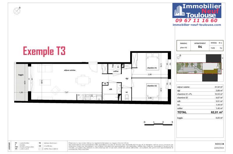 Appartements neufs à Toulouse Borderouge - Programmes immobiliers neufs copromotion IRINA LODGE