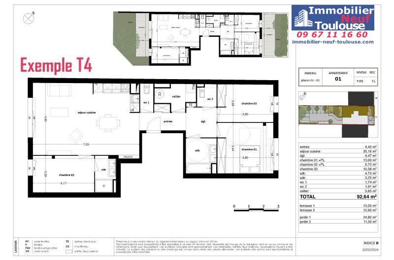 Appartements neufs à Toulouse Borderouge - Programmes immobiliers neufs copromotion IRINA LODGE